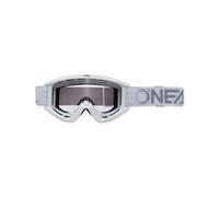 Lunettes de motocross O'NEAL Lunettes de vélo pour hommes et femmes B-Zero Goggle I MX MTB DH FR I Protection UV 100% I Verres résistants aux chocs et aux rayures I Blanc I Taille unique