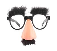 Lunettes de moustache amusantes pour adultes - pour costumes avec sourcils et moustaches, cadeaux pour fêtes, spectacles scolaires, convention de bande dessinée, cosplay de films et performances