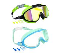 Lunettes de natation - 16,5 x 6,5 cm, imperméables | Lunettes de natation durables, lunettes de piscine pour garçons et filles, enfants, adolescents âgés de 3 à 15 ans