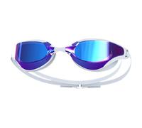 Lunettes de natation adultes avec joint étanche en silicone 3D lentille anti- à grand angle anti-brouillard haute clarté pont nasal flexible et amovible design facial pour un ajustement confortable