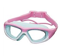 Lunettes de natation anti-UV pour enfants - Lunettes de natation réglables en silicone avec bouchons d'oreille pour garçons et filles - Accessoires de brouillard pour sports nautiques