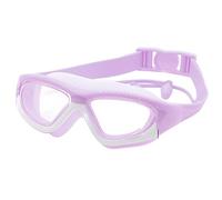 Lunettes de natation anti-UV pour enfants - Lunettes de natation réglables en silicone avec bouchons d'oreille pour garçons et filles - Accessoires de brouillard pour sports nautiques