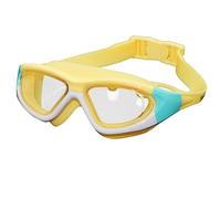 Lunettes de natation anti-UV pour enfants - Lunettes de natation réglables en silicone avec bouchons d'oreille pour garçons et filles - Accessoires de brouillard pour sports nautiques