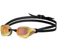 Lunettes de natation arena cobra core swipe mirror noir/dorée