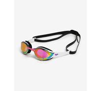 Lunettes de natation Arena Cobra Edge blanc noir avec verres à effet miroir lilas