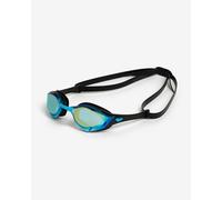 Lunettes de natation Arena Cobra Edge noir avec verres à effet miroir bleu