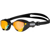 Lunettes de natation arena cobra tri swipe mirror noir/jaune