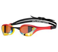 Lunettes de natation arena cobra ultra swipe mirror or rouge