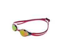 Arena Lunettes de natation Python Racing unisexes Verres miroir anti-buée Cuivre/blanc/vin rouge