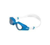 Arena Lunettes de natation The One – Grandes lentilles, UV, anti-buée – Blanc/Bleu, verres fumés