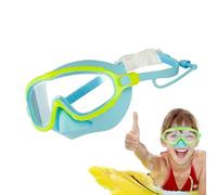 Lunettes de natation avec cache-nez - Lunettes de plongée pour avec cache-nez | Anti-buée et anti-fuite transparentes et étanches pour âgés de 4 à 16 ans