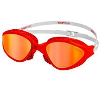 Lunettes de natation buddyswim ozeanx rouge blanc orange mirror