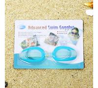 Lunettes De Natation En Silicone Pour Enfants,Piscine,Plongée,Sports Aquatiques,Étanche,Anti-Buée,Avec Bouchon D'oreille,Pince-Nez - Type 1set Sky Blue-3-12years Free Size
