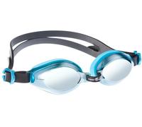 Lunettes de natation enfant mad wave aqua mirror junior bleu clair