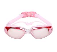 Lunettes de Natation Imperméable Professionnel Lunettes de Plongée Anti-brouillard Lunettes de Piscine UV Protection - Rose