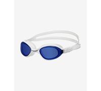 Lunettes de natation Killa 180 blanc avec verres transparents bleu marine