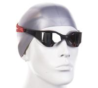 Lunettes de natation mad wave razor mirror noir/rouge
