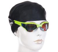 Lunettes de natation mad wave razor rainbow goggles noir/verte