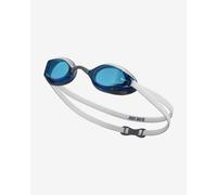 Lunettes de natation Nike Swim Legacy Goggle blanc avec verres transparents bleu