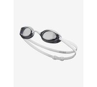 Lunettes de natation Nike Swim Legacy Goggle blanc avec verres transparents gris