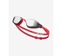 Lunettes de natation Nike Swim Valiant rouge avec verres miroir noirs