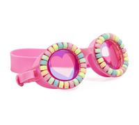 Bling2o Lunettes de Natation Enfant Pool Jewels - Rose - 8 ans+,100% Silicone, Protection UV & Anti-buée, Sans Latex, Sangle Réglable