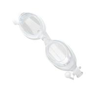Lunettes de natation pour adulte - 14 cm - silicone - Anti-buée - Étanche - Avec bouchons d'oreilles - Tampon résistant aux chocs et lentilles larges pour l'entraînement, la natation et la plongée