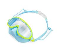 Lunettes de Natation pour avec Cache-Nez, Lunettes de plongée étanches sans Fuite pour âgés de 4 à 16 Ans