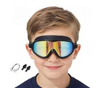 Lunettes de natation pour - Ensemble de lentilles antibuée | Le cadre en silicone réglable comprend des bouchons d'oreilles pince-nez, offre une vision claire et un confort, adapté aux piscine