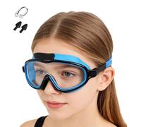 Lunettes de natation pour - Ensemble de lentilles antibuée | Le cadre en silicone réglable comprend des bouchons d'oreilles pince-nez, offre une vision claire et un confort, adapté aux piscine