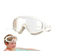 Lunettes de natation pour - Lentille PC Sangle réglable 18x6x5cm 7.09x2.36x1.97in | Lunettes de piscine anti-UV sans fuite, sans pont de nez pour garçons et filles | Plongée, natation, entraîn