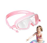 Lunettes de natation pour - Lentille PC Sangle réglable 18x6x5cm 7.09x2.36x1.97in | Lunettes de piscine anti-UV sans fuite, sans pont de nez pour garçons et filles | Plongée, natation, entraîn