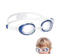 Lunettes de natation pour | Lunettes anti-buée en silicone transparent | Lunettes de protection oculaire pour sports nautiques pour filles et garçons de 3 à 12 ans pour compétition, plage