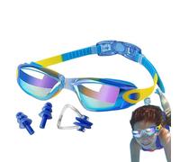 Lunettes de natation pour - Lunettes de natation pour à la mode, haute résolution, imperméables et ajustées - Lunettes de natation pour jeunes, lunettes à vision claire, protection UV