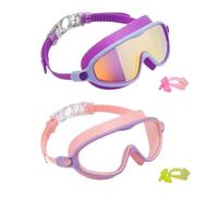 Lunettes de natation pour , lunettes de piscine, anti-buée, anti-fuite, avec pince-nez pour garçons et filles, accessoires de plongée pour la plage, l'été, la plongée avec tuba, les jeux