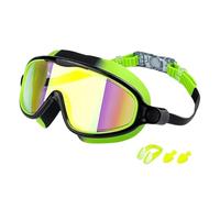 Lunettes de natation pour ,Vue panoramique, joints étanches, pince-nez et bouchons d'oreilles pour garçons | Lunettes de piscine | Garçons Filles Piscine Mer Plongée Entraînement Sport Extérieur