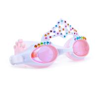 Bling 2O Lunettes de Natation Enfant Princesse Couronne - Daisy Blanc - 3 ans+,100% Silicone, Protection UV & Anti-buée, Sans Latex, Sangle Réglable