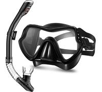 Lunettes De Natation Professionnelles En Silicone Souple Pour Hommes Et Femmes,Lunettes De Natation Imperméables,Lunettes Uv,Masque 3/4 - Type Black #B