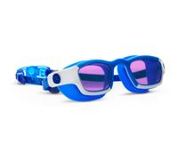 Bling2o Lunettes de Natation Enfant Short Fin (Requin) - 3 ans+,100% Silicone, Protection UV & Anti-buée, Sans Latex, Sangle Réglable