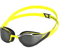 Speedo Fastskin Pure Focus Mirror Lunettes de plongée pour Mixte Adulte, Hyper Yellow/Smoke/Silver Mirror, One Size