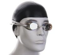 Lunettes de natation suédoises mad wave racer sw mirror jaune