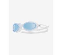 Lunettes de natation TYR Nest Pro blanc avec verres transparents bleu