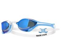 Lunettes de natation tyr tracer x elite miroir bleu blanc