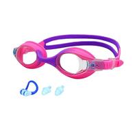 Lunettes de natation unisexes pour , lunettes de natation pour avec design ergonomique anti-buée et joint anti-fuite, lunettes avec sangles réglables, bouchons d'oreille