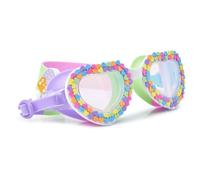 Bling2o Lunettes de Natation Enfant Valentine - U Rock Rainbow - 8 ans+,100% Silicone, Protection UV & Anti-buée, Sans Latex, Sangle Réglable