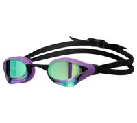 ARENA Lunettes de natation unisexes Cobra Core Swipe anti-buée pour homme et femme avec verres miroir en polycarbonate, émeraude/prune/noir