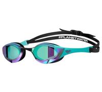 Lunettes de natation verres miroirs arena cobra edge swipe mirror emerald peacock black