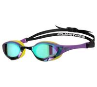 Lunettes de natation verres miroirs arena cobra edge swipe mirror emerald plum cyber lime