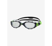 Lunettes de natation Zoggs Predator Flex noir vert avec verres transparents
