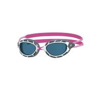 Lunettes de natation Zoggs Predator rose noir blanc avec verres transparents bleu - S